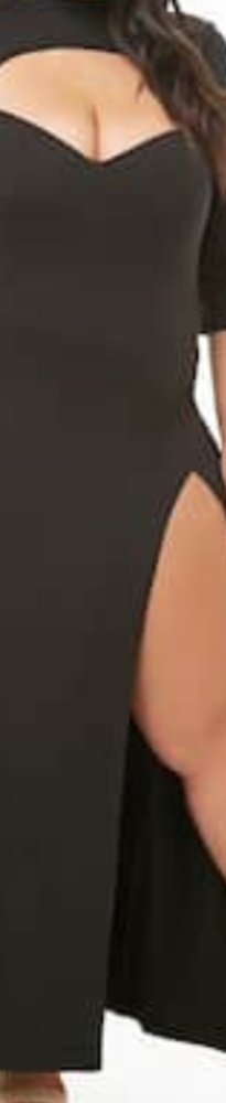 Black maxi dress